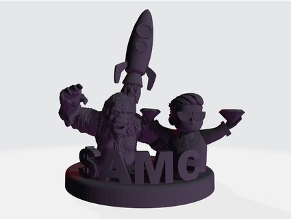 amc gme trofeo adivinar Darío 3d print model - Mito3D