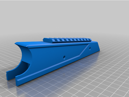 crosman pompa kol geniş kavrama Picatinny gecko23 3d print model - Mito3D