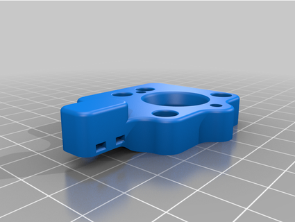 hydra duct superfly extruder mount pentonit 3d print model - Mito3D