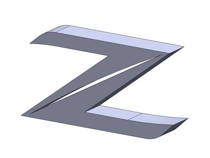 nissan 370 z emblem nathan zx 3d print model - Mito3D