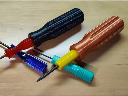mini screwdriver grip handle takarocks 3d print model - Mito3D