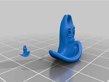man ray spongebob bust geck 3d print model - Mito3D
