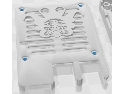 lampone pi 3 b+ Astuccio guaina orso aggiornamento octoprint logo m3 viti cswanks 3d print model - Mito3D