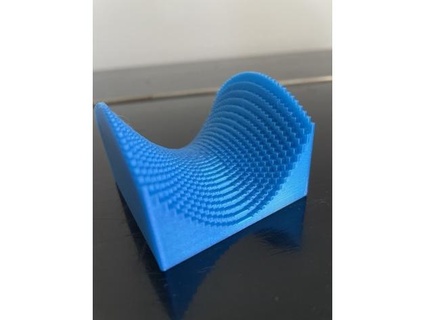 parametrico potatochip holder discreto iperbolico paraboloide dizzelowski 3d print model - Mito3D