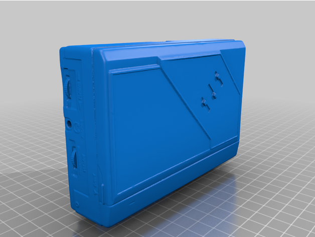 daewoo yoyó ah 208 portátil casete jugador cielo azul pcn3dprinting 3D print model - Mito3D