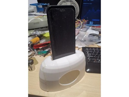 efficace smartphone amplificatore Telefono amp passivo altoparlante panzo 3d print model - Mito3D