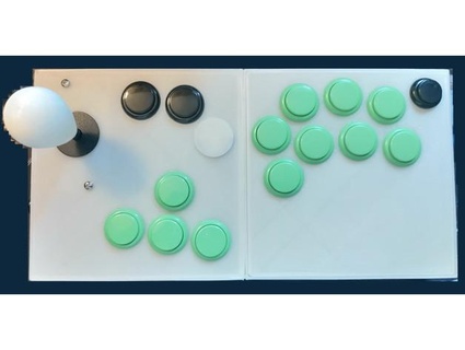 modular arcade stick case - swappable button layouts simply potato 3d print model - Mito3D