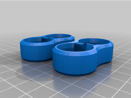 21700 battery caps blind oracle 3d print model - Mito3D