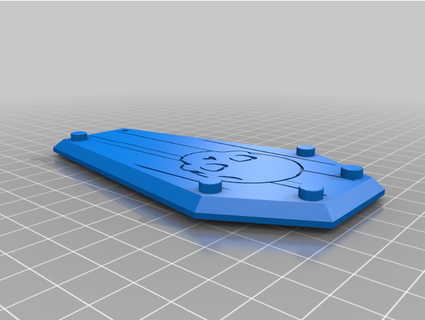 twist lock coffin lid nails fritz11 3d print model - Mito3D