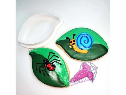 leaf snail spider cookie cutter sophiathehobbit 3d print model - Mito3D
