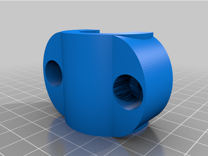 1 2 pollice tubo flessibile staffa v2 cswanks 3d print model - Mito3D