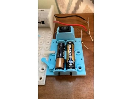 lustige Marmor Walze System Batterie Schalter montieren pmitche3 3d print model - Mito3D