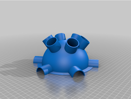 fish hide away ball talagin 3d print model - Mito3D