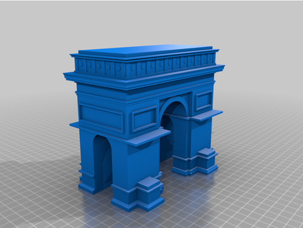 arco triunfo blucitry 3d print model - Mito3D