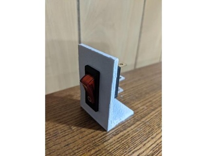 power switch mount scottied369 3d print model - Mito3D