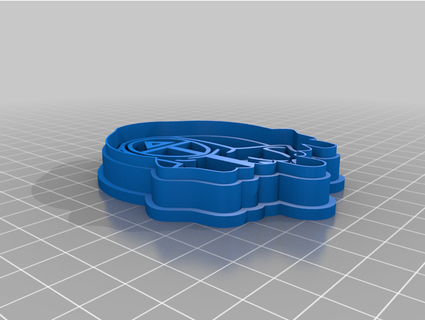 calamaro gioco biscotto taglierina pacco ccc stampini per biscotti personalizzati 3d print model - Mito3D