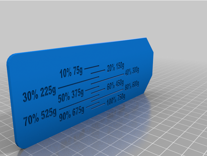 filament spool ruler lorgs 3d print model - Mito3D