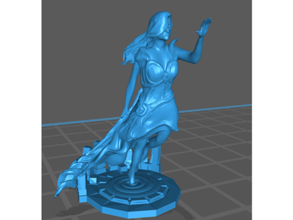 female human druid xanthic-chimera 3d print model - Mito3D