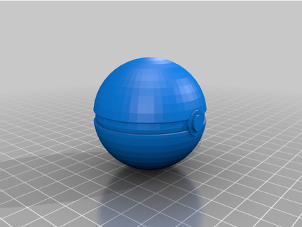 Pokeball tschesee 3d print model - Mito3D