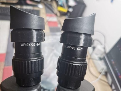 microscope eyepiece extender zaytsevphoto 3d print model - Mito3D