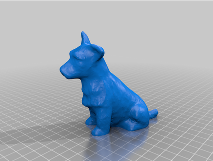 Keramik Hund pmoews 3d print model - Mito3D