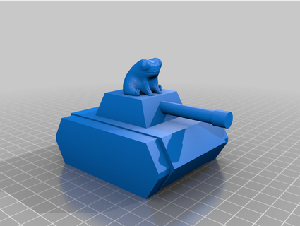 fred frog tank thekazoo 3d print model - Mito3D