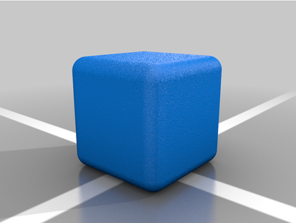 arrondi cube rgcamacho 3d print model - Mito3D