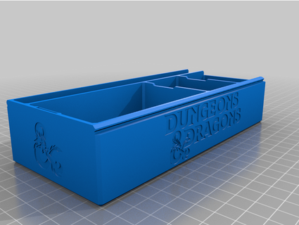 dnd dicebox 3d print model - Mito3D
