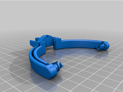 sony mdr-xb950bt swivel arm replacement - reusing stock top 99marvel 3d print model - Mito3D