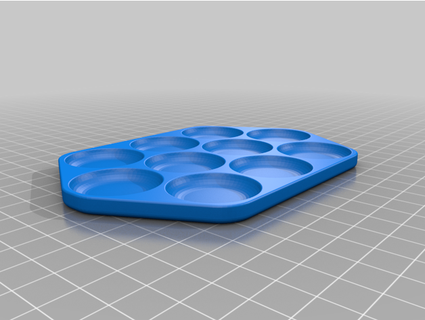 peindre palette principale 3d print model - Mito3D