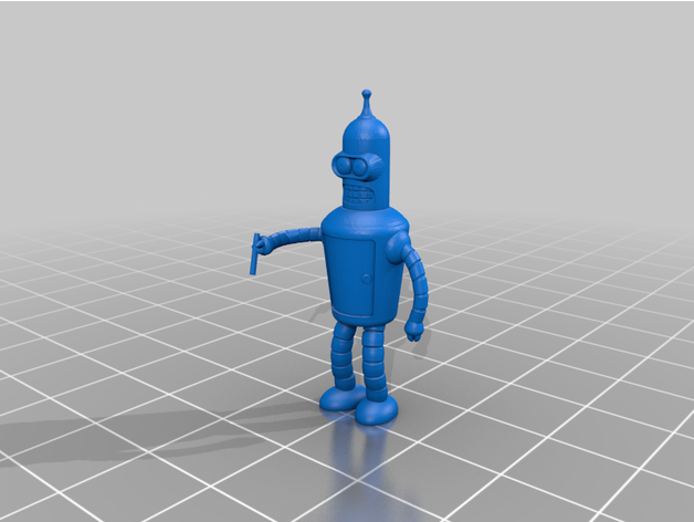 bender complete futurama jtmyers 3D print model - Mito3D