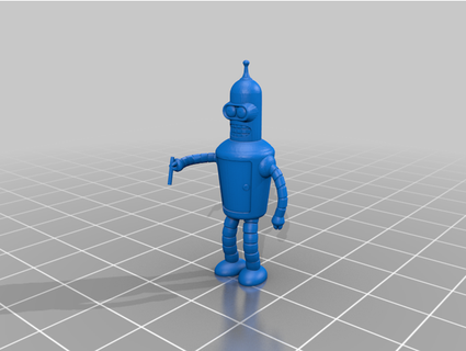 Bender Komplett Futurama jtmyers 3d print model - Mito3D