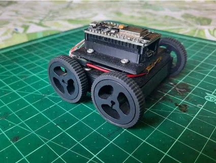 Mini 4x4 Roboter kushagrak7 3d print model - Mito3D