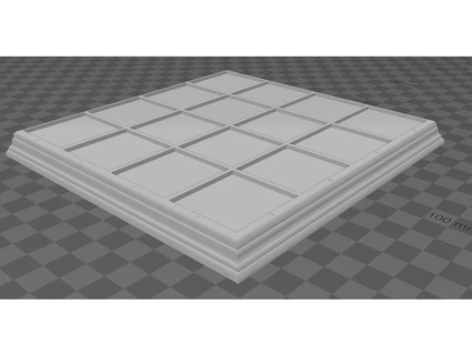 chessboard deawe 3d print model - Mito3D