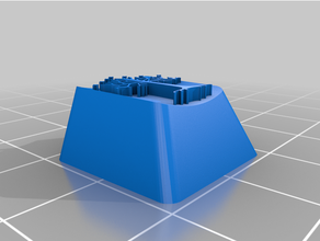 ağaç gondor klavye tuşu 3d baskı 3d print model - Mito3D