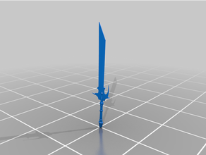 hyper light drifter blade - brawlout props sword 3d print model - Mito3D