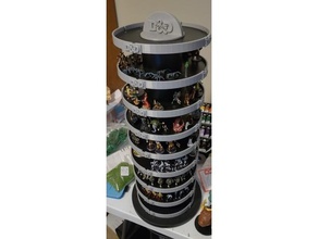 miniature tower spools games dnd mini miniatures 3d print model - Mito3D