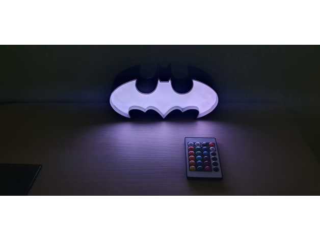 batman marquee led 3d printing dc comics superman 3D print model - Mito3D