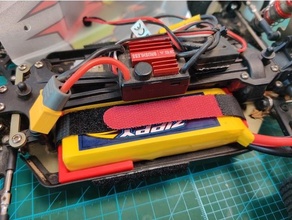 lc racing tacon wltoys lipo battery holder 3d print model - Mito3D