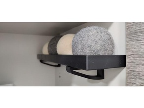 secador bola prateleira organização suporte lavanderia estante 3d print model - Mito3D