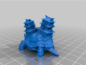 tartaruga forte base remixare giocattolo gioco Accessori 3d print model - Mito3D