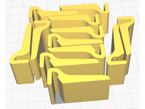 substituição canto clipes estufa grades ar livre jardim suporte 3d print model - Mito3D
