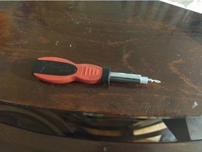 screwdriver bit adapter 7mm 4mm parts handle 3d print model - Mito3D