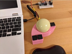 trackball protótipo 3d print model - Mito3D