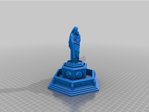 cthulhu fountain wargaming props 28mm 32mm idol rpg scifi terrain stargrave statue ttrpg wargame 3d print model - Mito3D