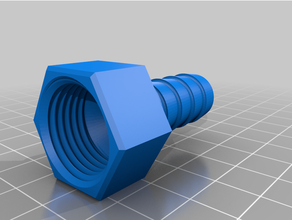 1 2 fnpt tubería lengüeta adecuado pasatiempo tubo guarniciones agua bomba 3d print model - Mito3D