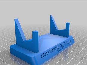 nintendo ds handheld display stands video games stand 3ds 3d print model - Mito3D