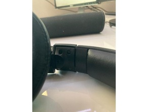 logitech Pro auriculares bisagra audio reemplazo 3d print model - Mito3D