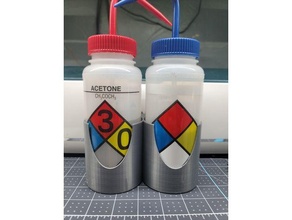 nalgene bottiglia titolare supporto domestico 3d print model - Mito3D