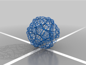 5 3 4 hyperbolic honeycomb - dodecahedron math art 3d print model - Mito3D